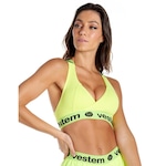 Top Fitness com Bojo Vestem Camouflage - Feminino AMARELO