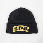 Gorro Grizzly Griptape Purveyor - adulto PRETO/AMARELO