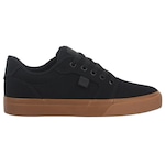 Tênis DC Shoes Anvil TX LA Gum - Unissex PRETO