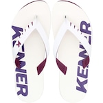 Chinelo Kenner Red Logo - Masculino BRANCO/ROXO