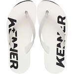 Chinelo Kenner Red Logo - Masculino BRANCO/PRETO