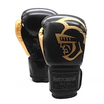 Luvas de Boxe Pretorian Black Line - 12 OZ - Adulto OURO