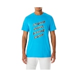 Camiseta Asics Better Cotton Sound Mind - Masculina AZUL CLARO