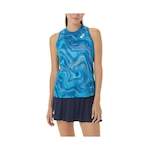 Camiseta Regata Asics Match Graphic - Feminina AZUL