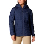 Jaqueta com Capuz Columbia Silver Falls Hood - Feminino AZUL ESCURO