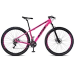 Bicicleta Aro 29 KRW S21 Alumínio - Câmbio Shimano TZ - Freio a Disco Ltx - 21v - Adulto ROSA/PRETO