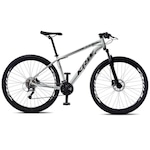 Bicicleta Aro 29 KRW  S41 Alumínio - Câmbio Shimano - Freio a Disco hidráulico - 24V - Adulto BRANCO/PRETO