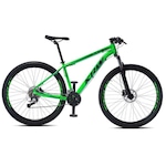 Bicicleta Aro 29 KRW  S41 Alumínio - Câmbio Shimano - Freio a Disco hidráulico - 24V - Adulto VERDE/PRETO