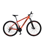 Bicicleta Aro 29 KRW R27 Alumínio - Freio a Disco - Câmbio Sunrun - 27 Velocidades - Unissex LARANJA/PRETO