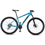 Bicicleta Aro 29 KRW R3 Alumínio - Freio Hidráulico - Câmbio Sunrun - 27 Velocidades - Unissex AZUL/PRETO