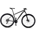 Bicicleta Aro 29 KRW R3 Alumínio - Freio Hidráulico - Câmbio Sunrun - 27 Velocidades - Unissex GRAFITE/PRETO/LARANJ