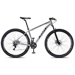 Bicicleta Aro 29 KRW X21 Alumínio - Freio a Disco - Câmbio Importado - 21 Velocidades - Unissex PRATA/PRETO