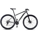 Bicicleta Aro 29 KRW X42 - Freio a Disco - Câmbio Importado - 24 Velocidades - Adulto GRAFITE/PRETO/LARANJ