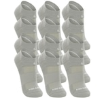 Kit de Meias Cano Curto Lupo Dry Tech Performance - 12 Pares - Adulto CINZA