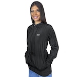 Jaqueta Parka com Capuz Corta Vento WSS Beach Tennis - Feminina PRETO