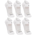 Kit de Meias Cano Curto Lupo Dry Tech Performance - 6 Pares - Adulto BRANCO