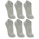 Kit de Meias Cano Curto Lupo Dry Tech Performance - 6 Pares - Adulto CINZA