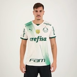 Camisa do Palmeiras II 2023 Campeão Brasileiro 2022 Puma - Masculina BRANCO