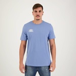 Camiseta Umbro Diamond Tradicional Logo - Masculina AZUL