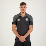 Camisa Polo do Grêmio Viagem 2023 Umbro - Masculina PRETO