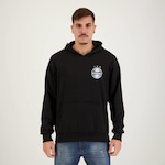 Blusão de Moletom com Capuz do Grêmio Futfanatics - Masculino PRETO