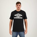 Camiseta Umbro Large Logo Duo - Masculina PRETO