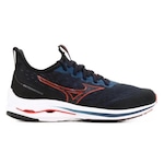 Tênis Mizuno Wave Pro Runner Neo 2 - Unissex PRETO/VERMELHO