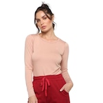 Camiseta Rainha Elastic Manga Longa - Feminina ROSA