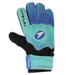 Luvas de Goleiro Poker Training Focus Jr - Infantil Verde/Azul