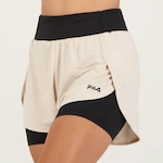 Shorts Fila Basic Train Double - Feminino BEGE