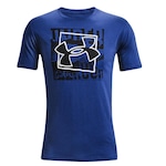 Camiseta Under Armour Boxed Symbol SS - Masculina AZUL