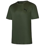 Camiseta Puma Manga Curta Active Small Logo - Masculina VERDE ESCURO