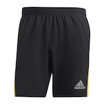 Short adidas Own The Run - Masculino PRETO/AMARELO