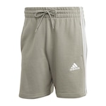 Short adidas Terry 3-Stripes - Masculino CINZA