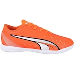 Chuteira Futsal Puma Ultra Play IT BDP - Adulto LARANJA/BRANCO