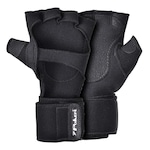 Luvas de Musculação Poker Neoprene com Munhequeira - Adulto PRETO