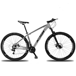 Bicicleta Aro 29 KSW XLT MTB - Freio Hidráulico - Câmbio Shimano Altus - 27 Marchas CINZA/PRETO