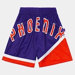 Bermuda Mitchell & Ness NBA Phoenix Suns Big Face 2.0 - Masculina ROXO/LARANJA