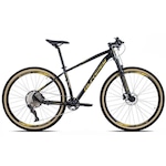 Bicicleta Aro 29 Aluminio Alfameq Vx - Freio Hidráulico - Câmbios Absolute - 12 Marchas - Adulto PRETO/AMARELO