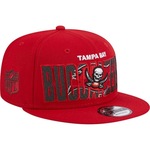 Boné Aba Reta New Era 9fifty Tampa Bay Buccaneers NFL Draft 2023 - Snapback - Adulto VERMELHO