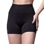 Shorts Vekyo Fitness Suplex Liso Academia - Feminino PRETO