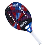 Raquete de Beach Tennis Shark Attack Pro PRETO