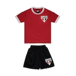 Kit de Uniforme do São Paulo Futfanatics - Infantil VERMELHO