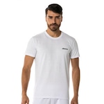 Camiseta Mizuno Basic Logo - Masculina BRANCO