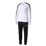 Conjunto de Agasalho Puma Baseball Tricot Suit  - Feminino PRETO/BRANCO