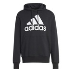 Blusão de Moletom com Capuz adidas Essentials Big Logo - Masculino PRETO/BRANCO