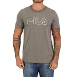 Camiseta Fila Letter Outline - Masculina CINZA