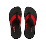 Chinelo do Flamengo Kenner Rakka - Unissex PRETO/VERMELHO