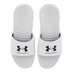 Chinelo Slide Under Armour Ansa Fix - Adulto BRANCO/PRETO