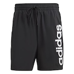 Shorts adidas Ess Chelsea Linear Logo - Masculino PRETO/BRANCO